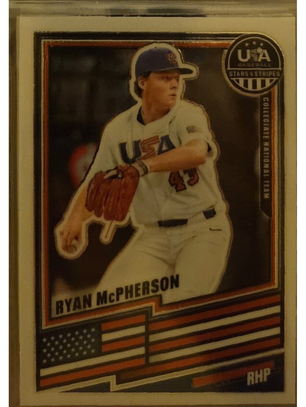 2026 Panini Stars & Stripes Prizm USA Baseball #12 Ryan McPherson